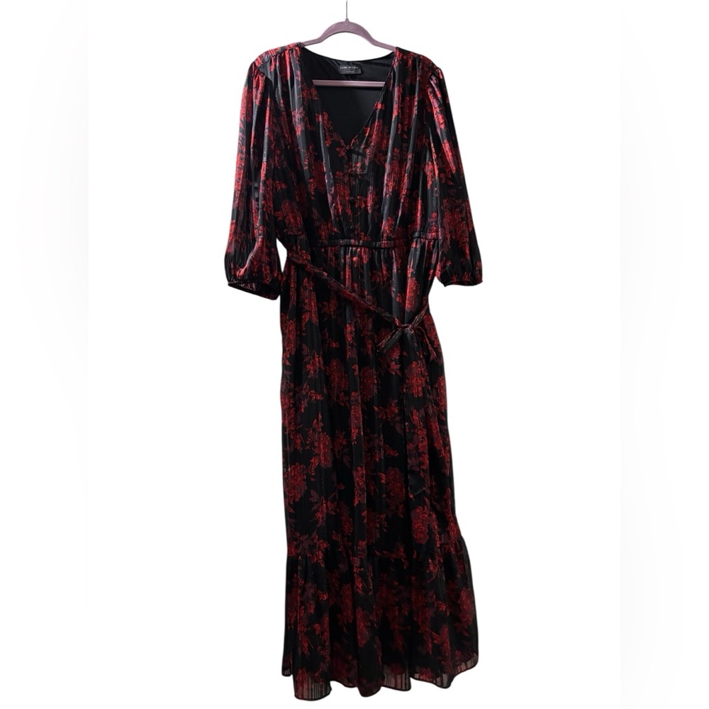 Lane Bryant Black and Red Dress